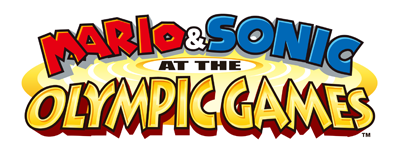 Mario & Sonic At The Olympic Games title screen for Nintendo DS